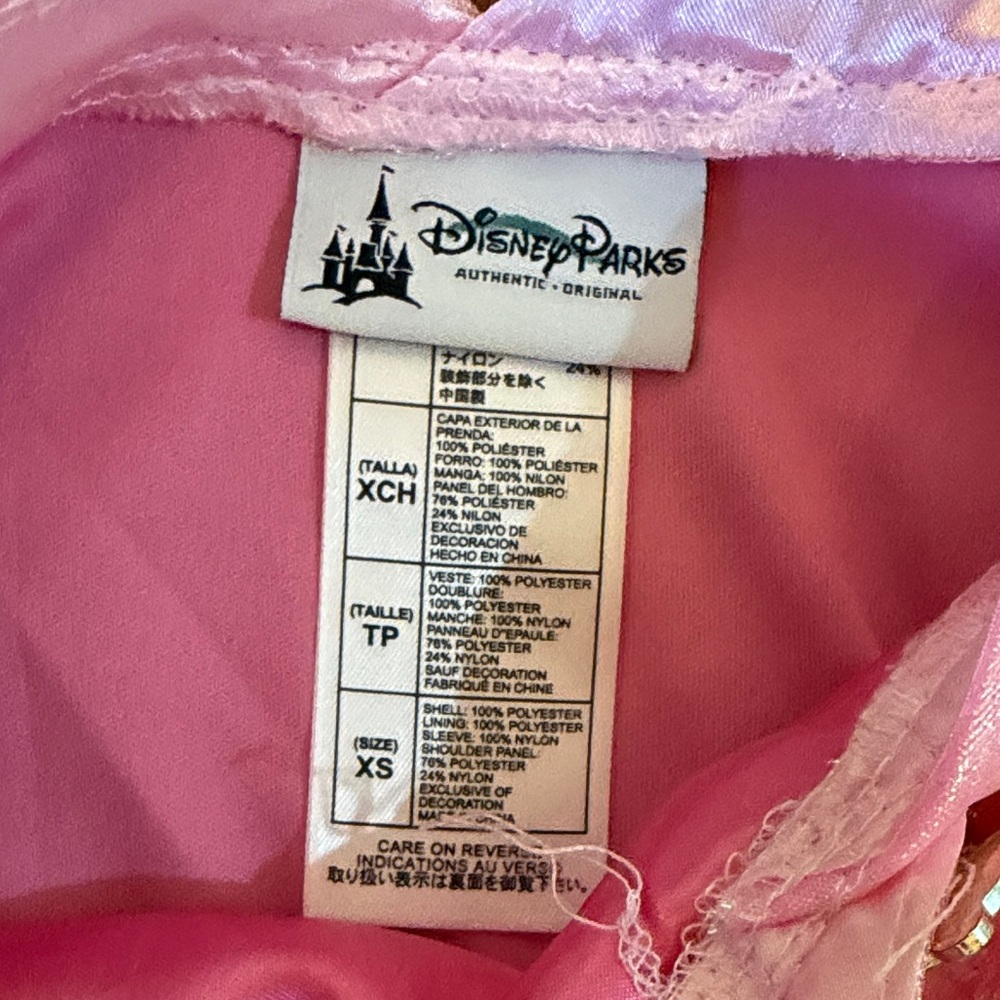 Disney Parks Princess Aurora Sleeping Beauty Pink Kids Costume - Picture 9 of 10